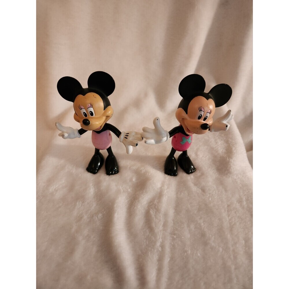 Minnie Mouse 6" Mini Figure 2011 Mattel Purple Dress Cake Topper